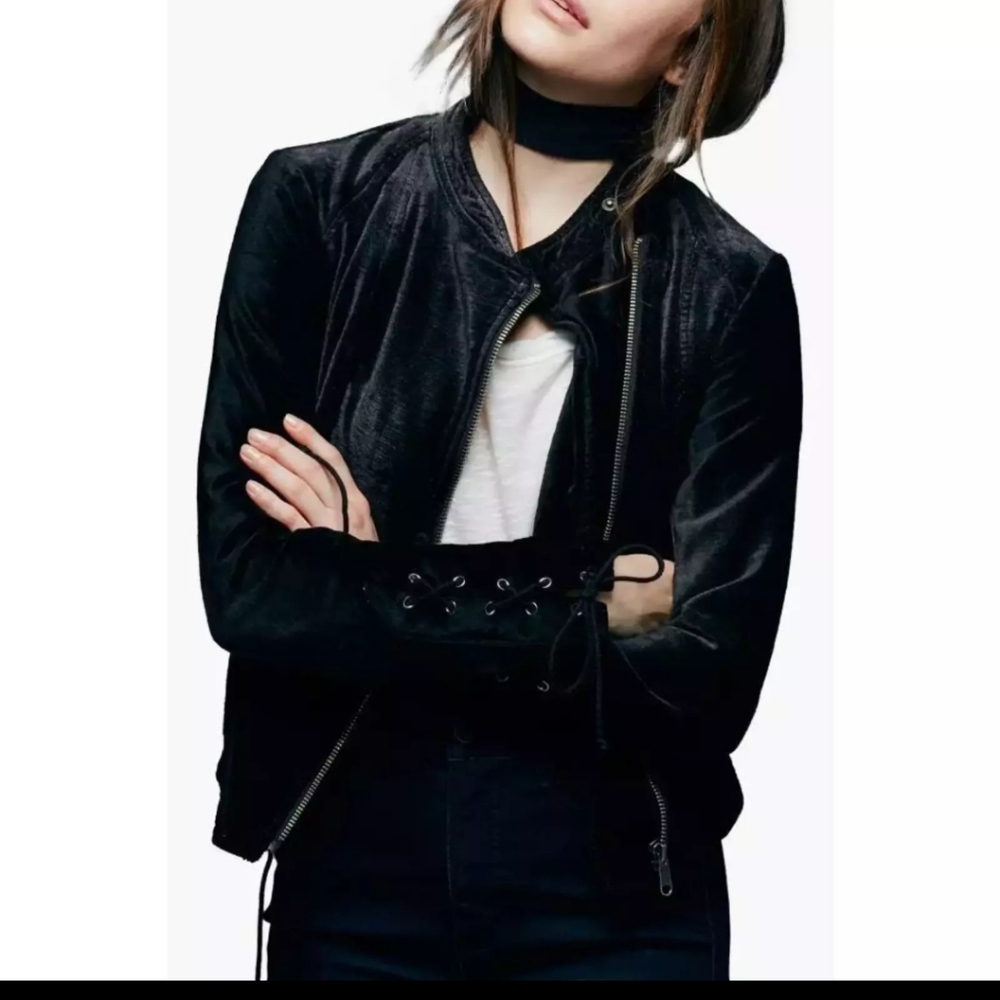 Free People Velvet Jacket